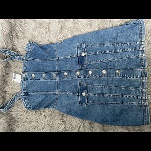 H&M Denim Button up dress Size Small